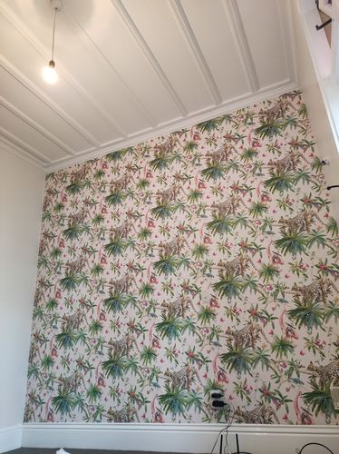 Customer photo review of Samroze Wallpaper - 5 Colours