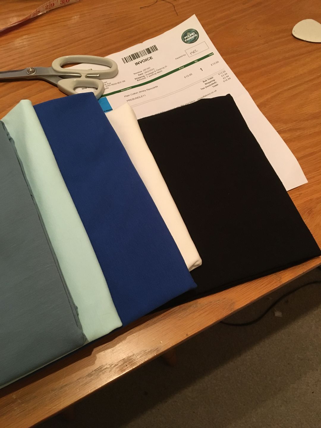 Customer photo review of Plain Cotton Jersey Remnants