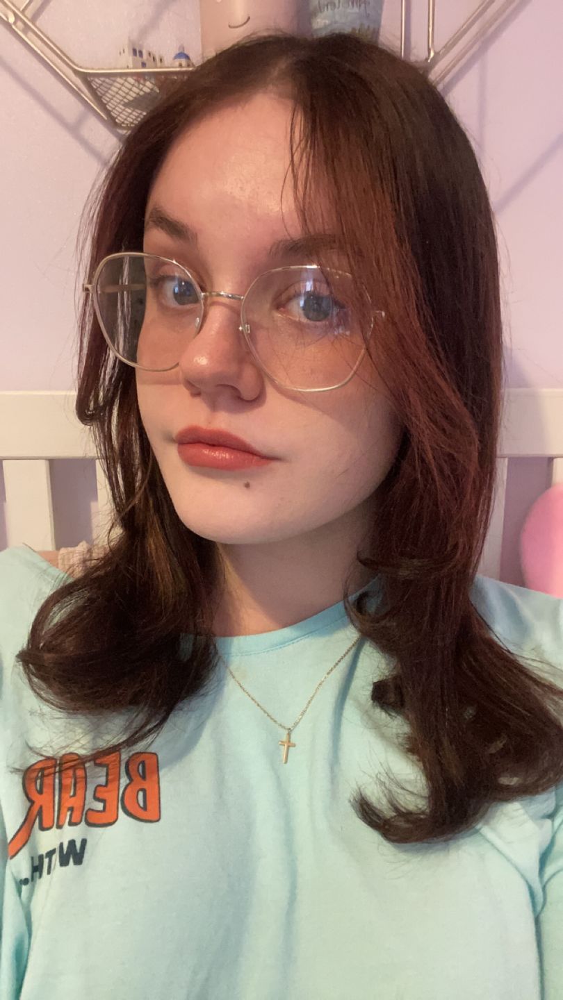 Customer photo review of Cross Necklace
