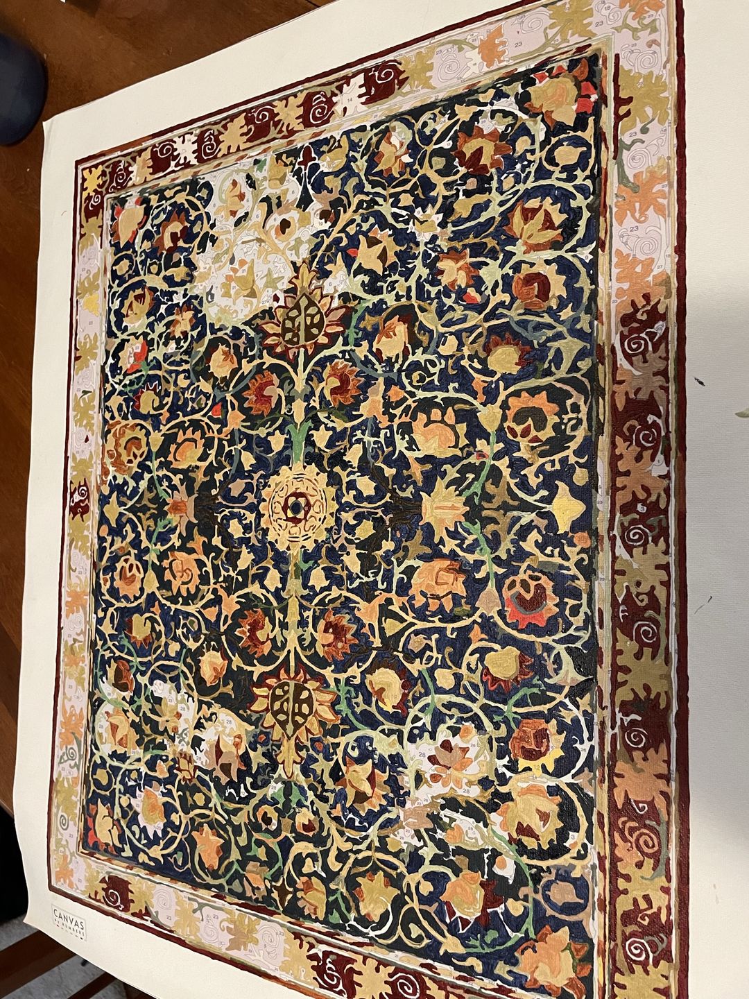Customer photo review of Tapestry - Paint by Numbers
