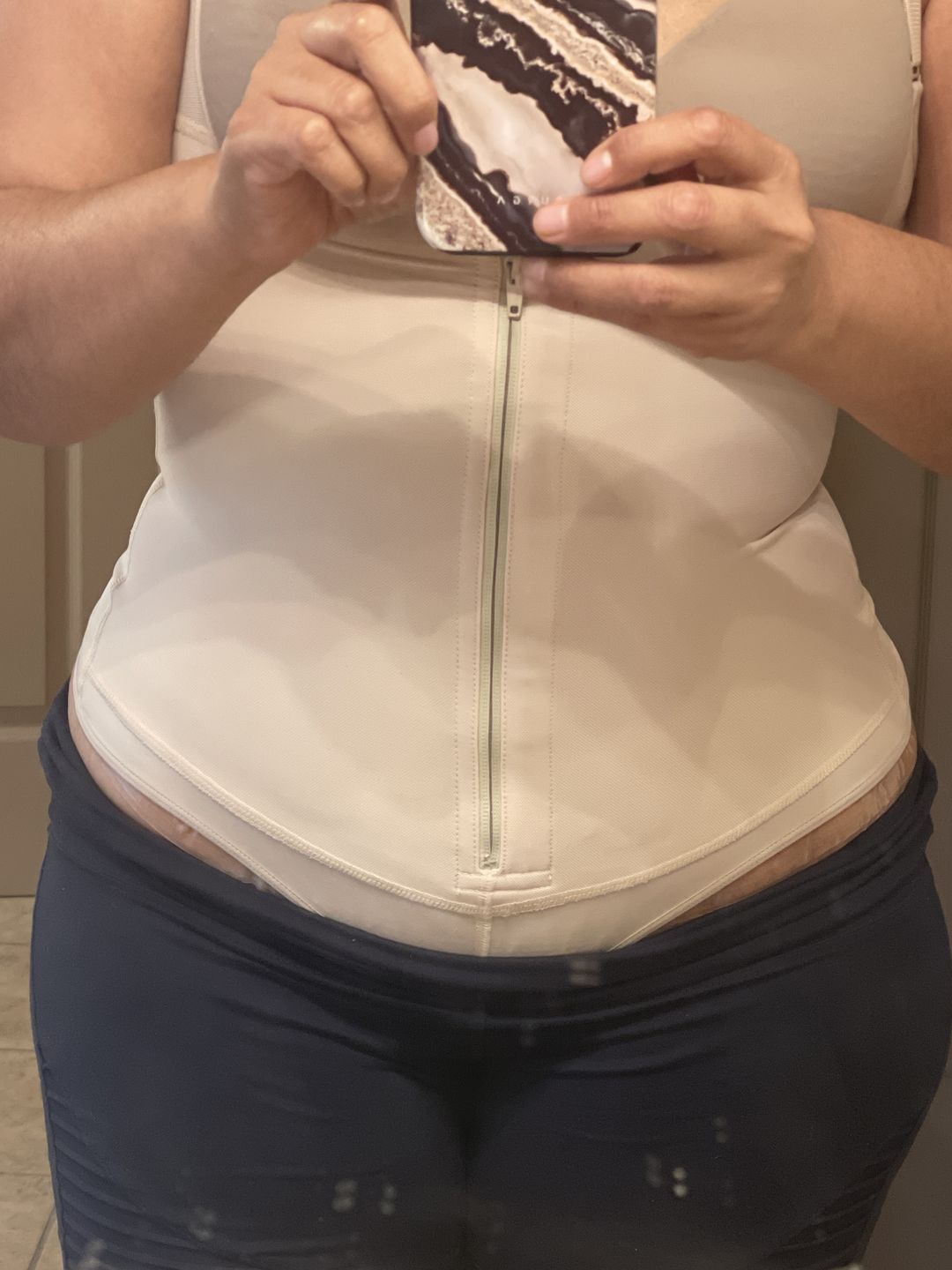 Customer photo review of Sculpting Bodysuit with Thong NS018