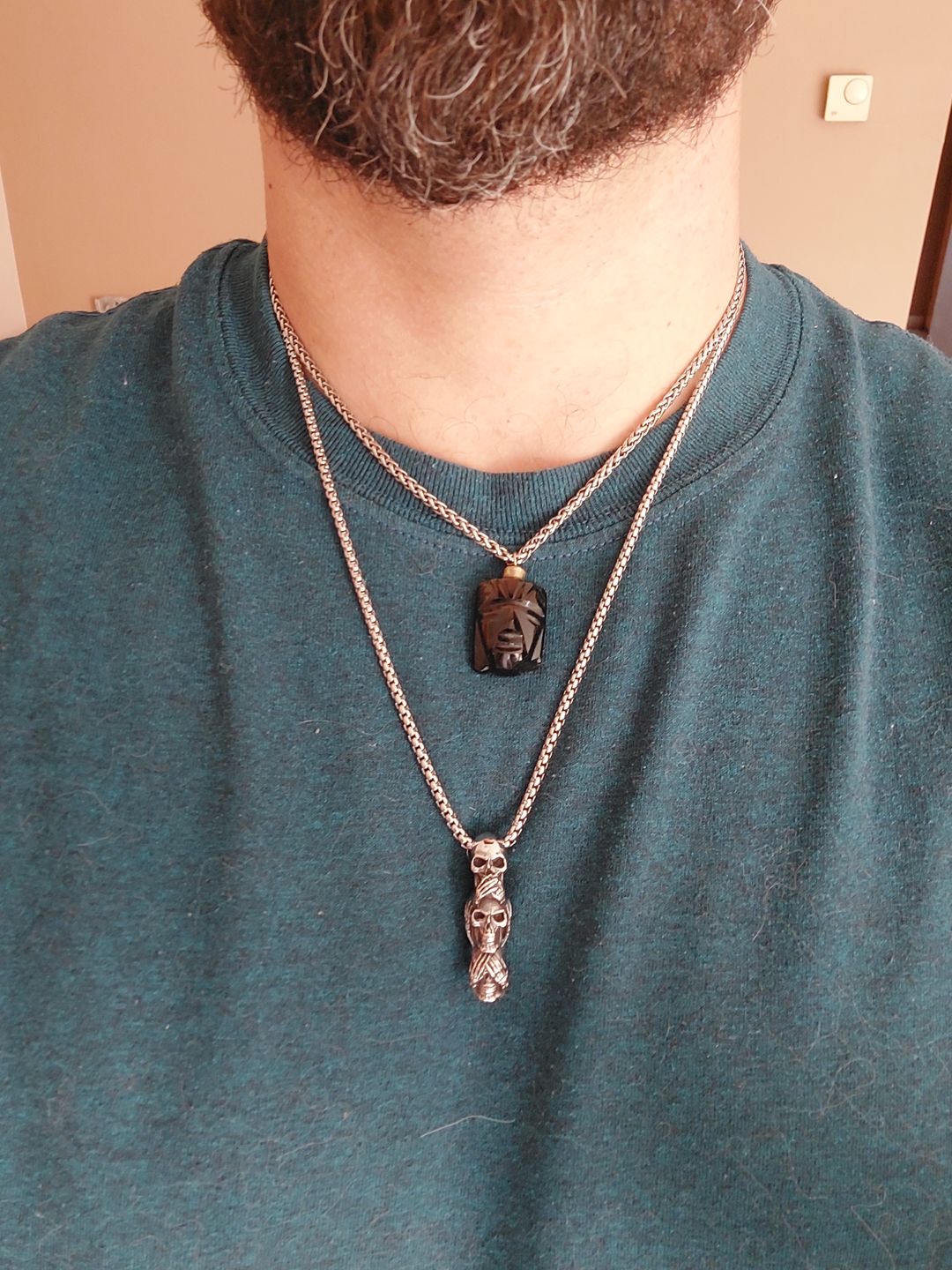 Customer photo review of HEAR SEE SPEAK. - NECKLACE