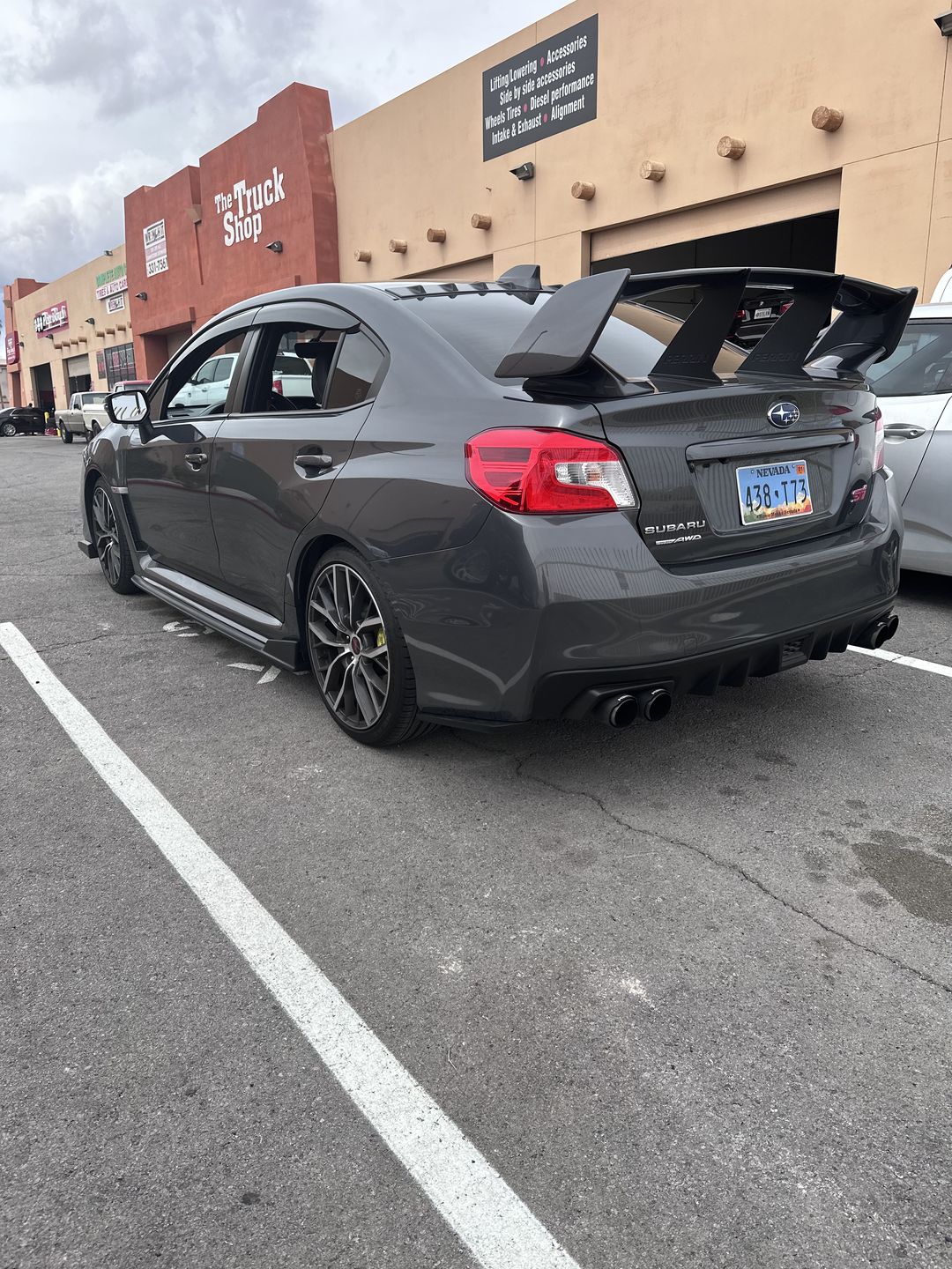 Customer photo review of 2015-21 Subaru WRX / STi CS Style Rear Apron Lip