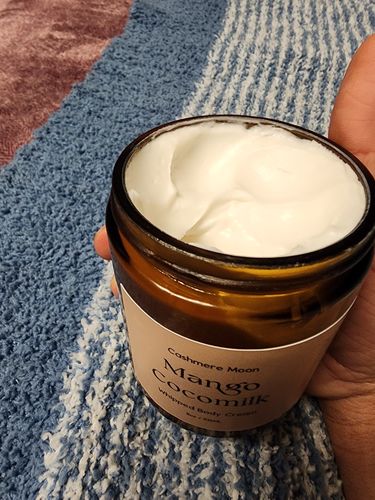 Customer photo review of Mango Cocomilk Whipped Body Cream
