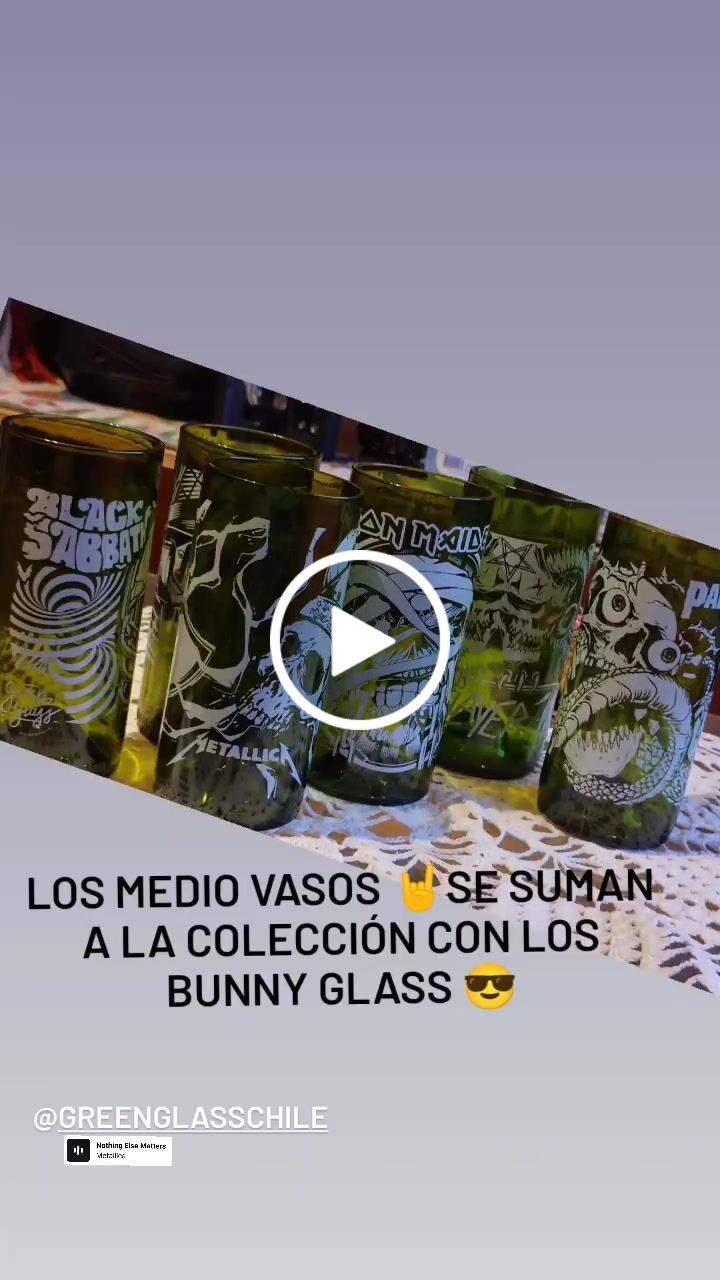 Customer video review of Juego de 6 Vasos Metaleros