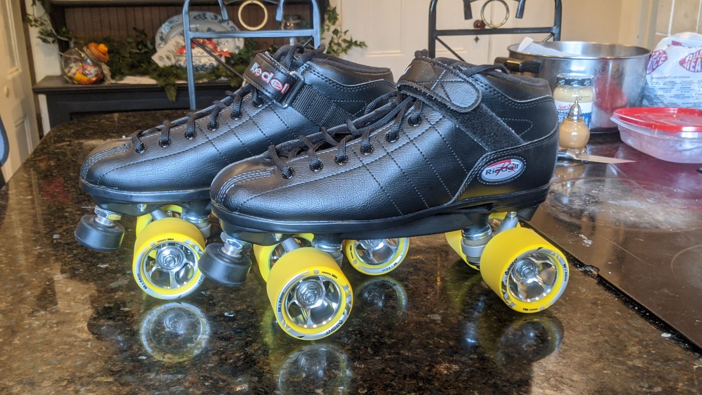 Customer photo review of JESA 608 Black Series Roller Skate Bearings