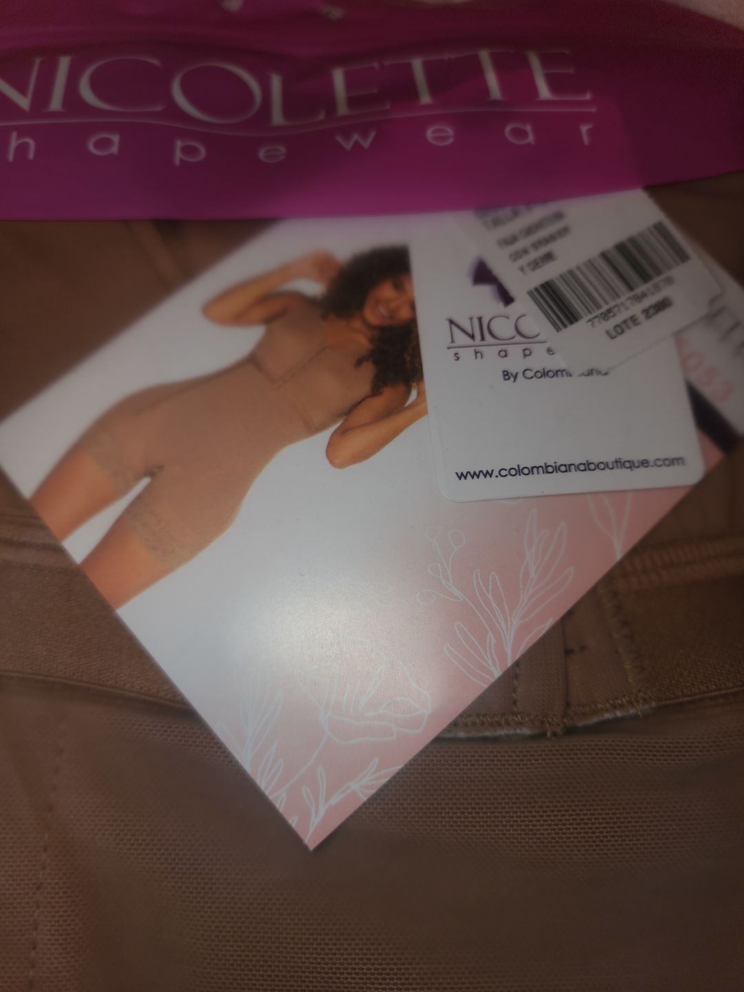 Customer photo review of Sculpting Faja with Side Zipper & Built-In Bra NS053