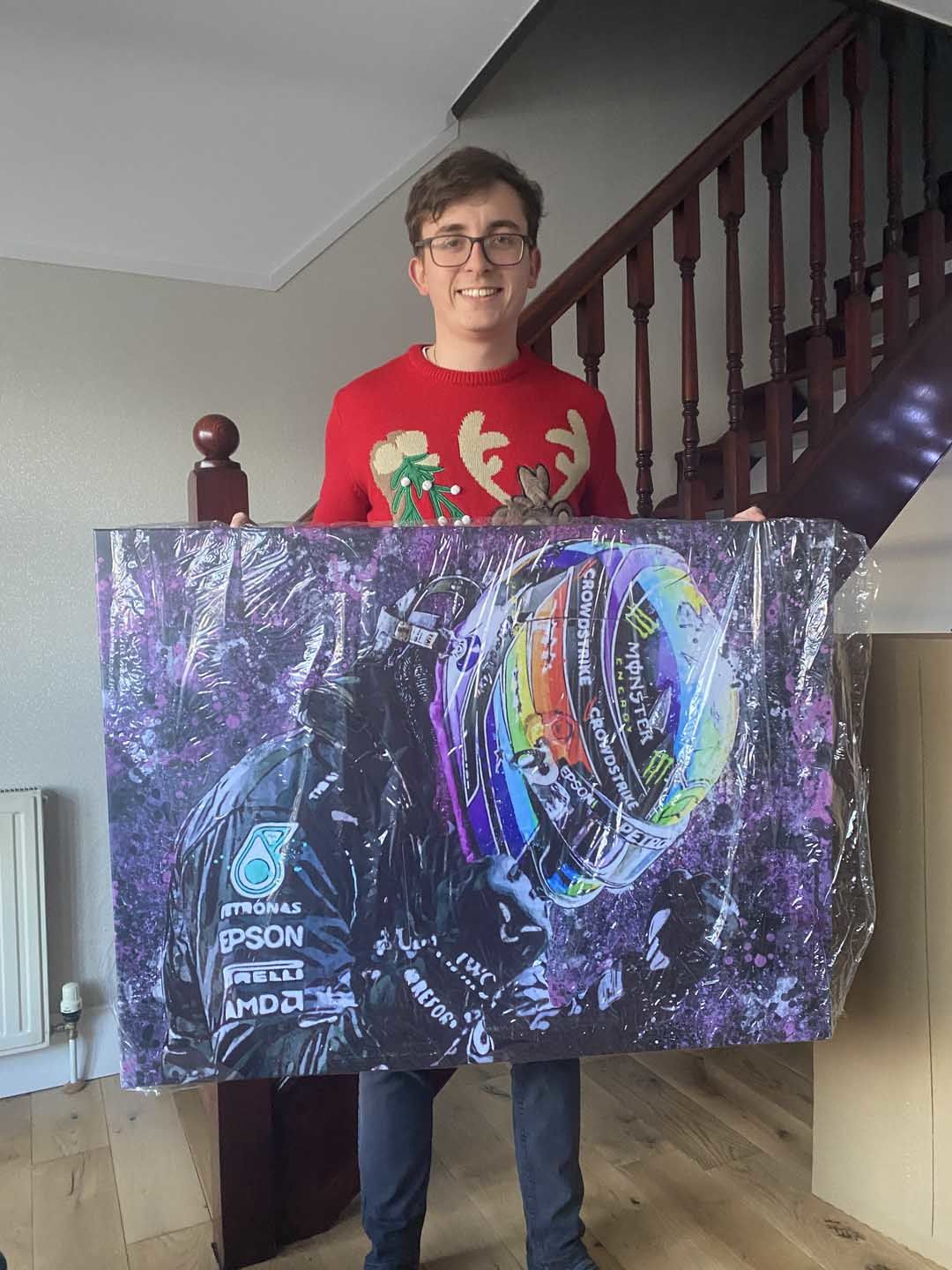 Customer photo review of Lewis Hamilton 'Rainbow 2021'
