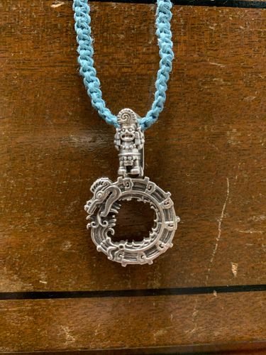 Customer photo review of Quetzalcoatl Pendant