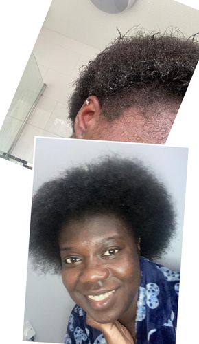 Customer photo review of Eden - Total Hair Wealth Bundle
