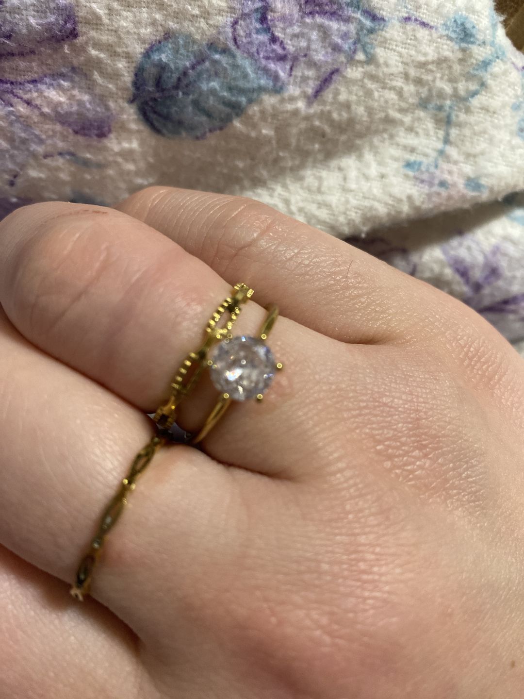 Customer photo review of Sila Ring | 18K vergoldet