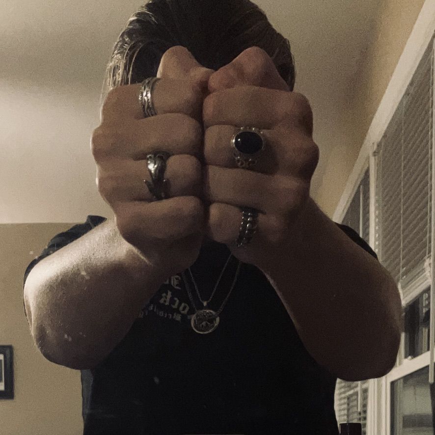 Customer photo review of BLACK EYES. - 925 SILVER