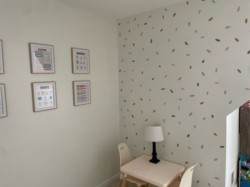 Customer photo review of Super Fun Dots Decal Set | Custom Colours