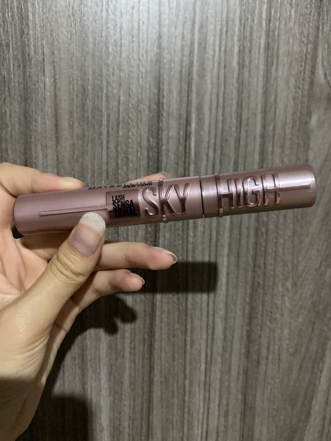 Customer photo review of Maybelline Lash Sensational Sky High Mascara