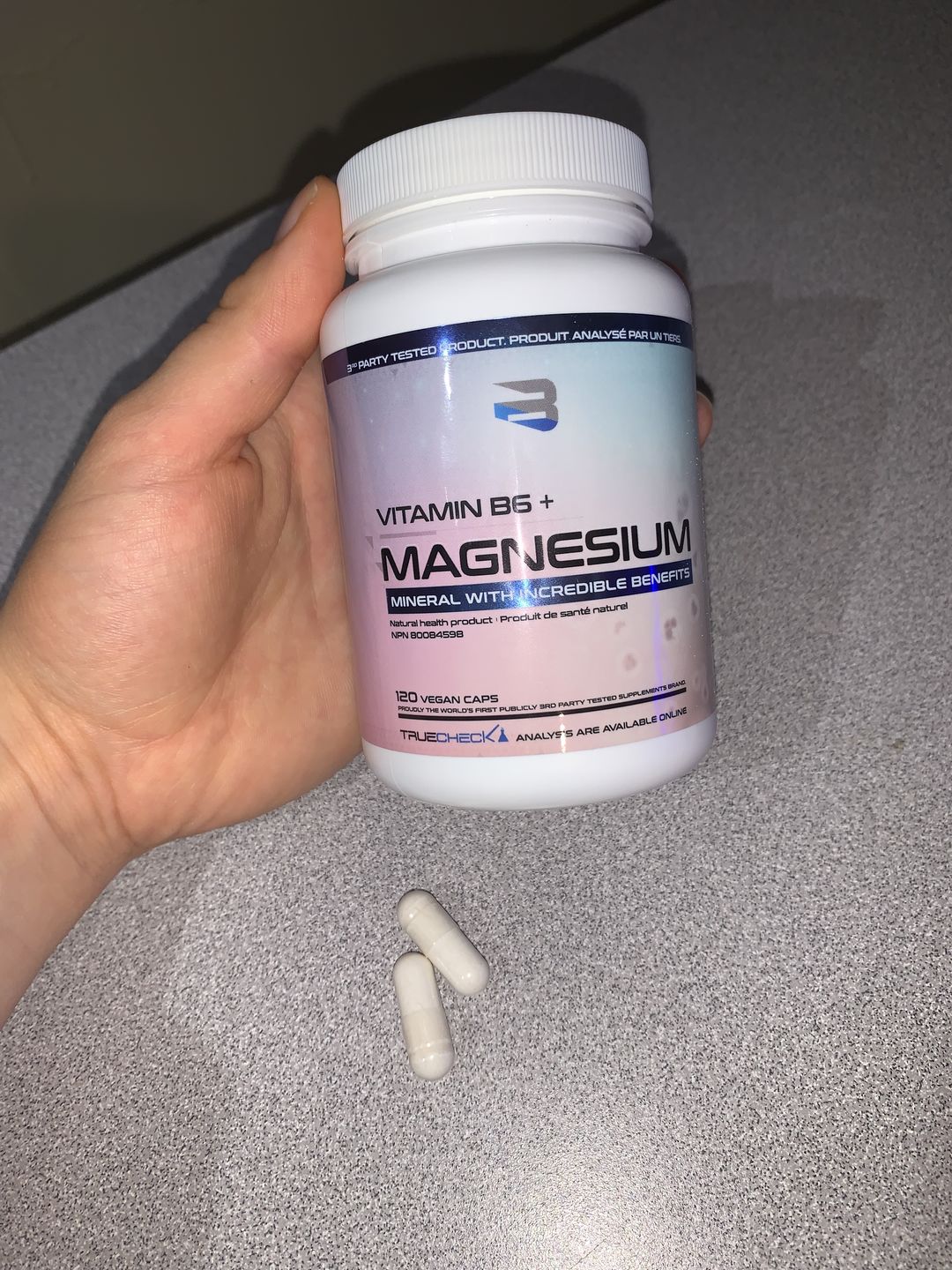 Customer photo review of Magnesium + B6