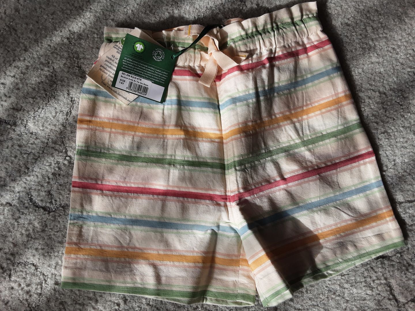 Customer photo review of Rainbow By The Sea Seersucker Shorts