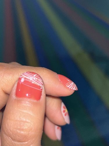 Customer photo review of Top Glare Gel 15 ml Fantasy Nails