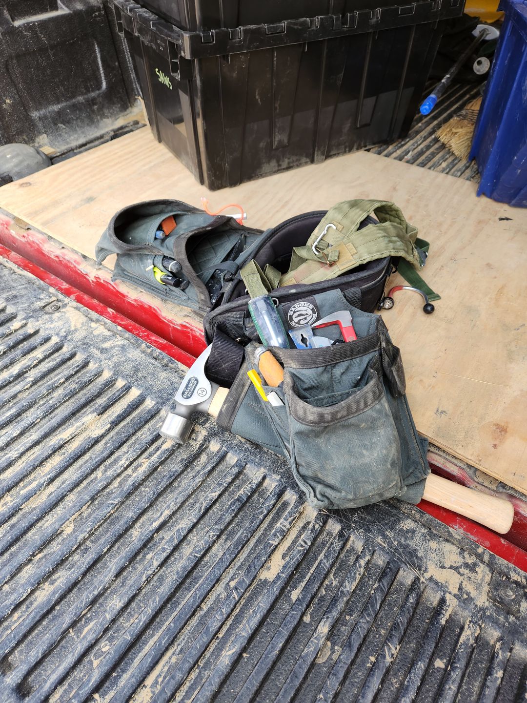 Customer photo review of Badger Toolbelts | Trimmer Fastener Bag