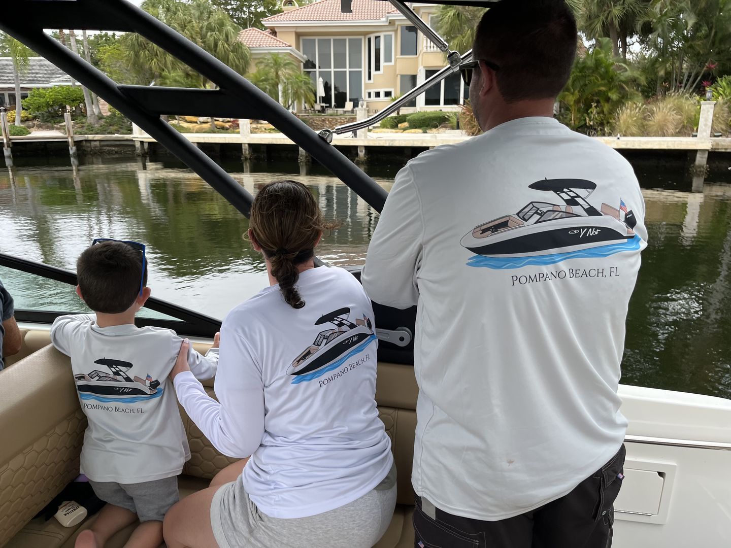 Customer photo review of Women's Dri-Fit Custom Boat Shirts - Long Sleeve