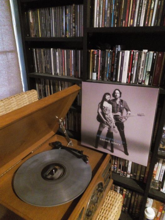 Customer photo review of SAVING GRACE ~ SILVER SPLATTER VINYL 50% OFF
