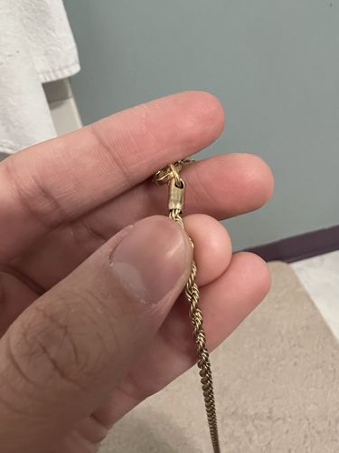 Customer photo review of Rope (Gold) 3mm
