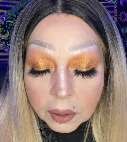 Customer photo review of Matte Eyeshadow Palette Refill