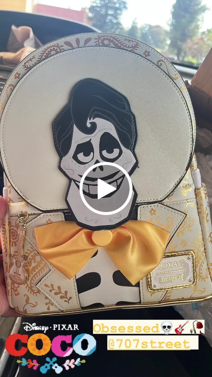 Customer video review of 707 Street Exclusive - Loungefly Disney Villains Pixar Coco Ernesto Cosplay Mini Backpack