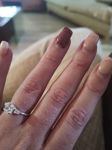 Customer photo review of Glow + Grow Hair Growth Collagen Starter Kit