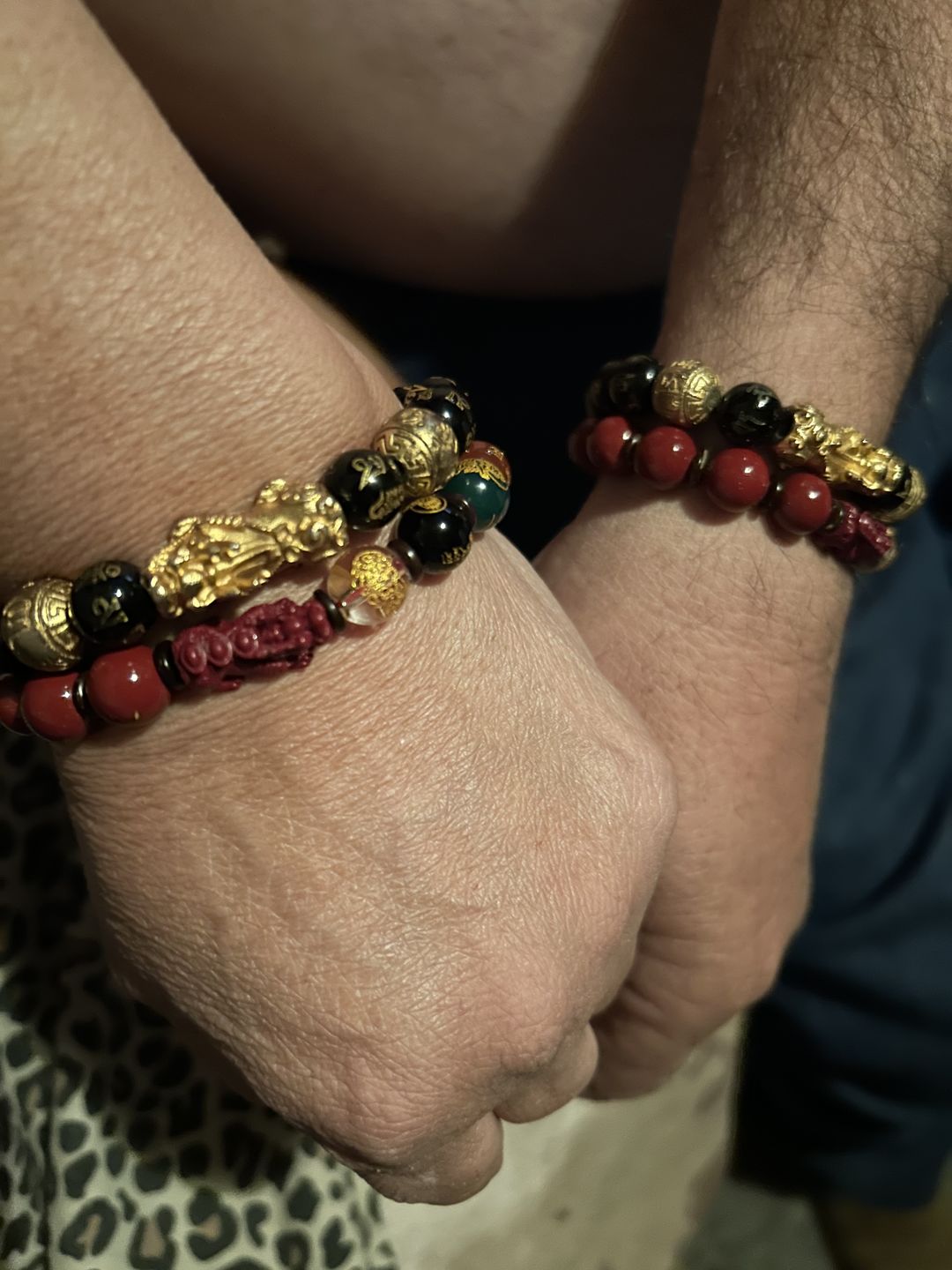 Customer photo review of Feng Shui Black Obsidian Wealth Bracelet