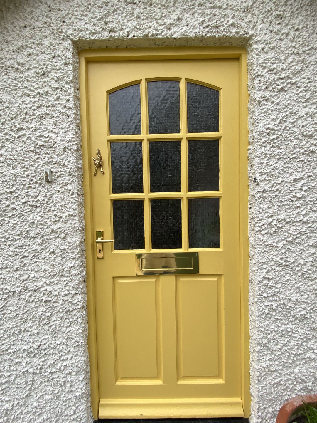 Customer photo review of Fox Door Knocker | Solid Brass