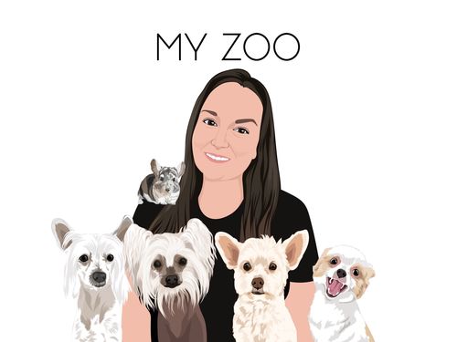 Customer photo review of Custom Fur-mily Portrait