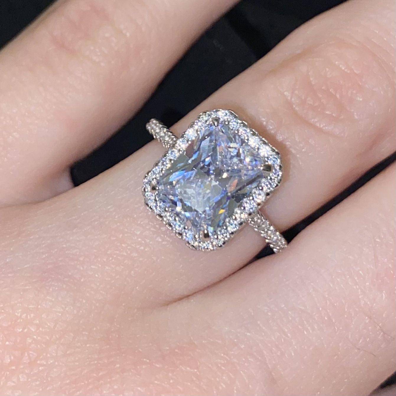 Customer photo review of Big Shine Ring | 18K vergoldet