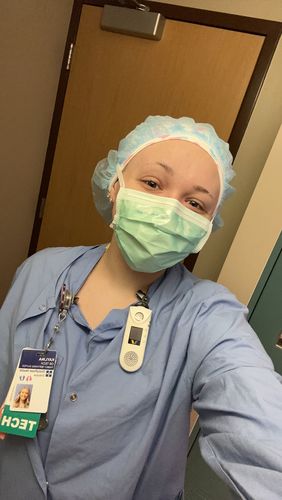 Customer photo review of Scrub Hat - Baby Love