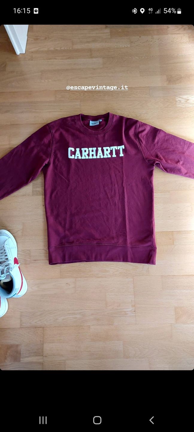 Customer photo review of Felpa Carhartt Vintage [M]