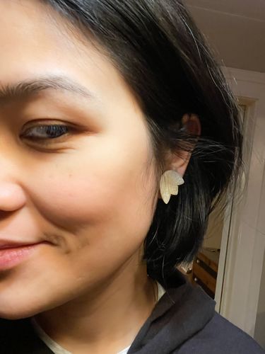 Customer photo review of Guita Stud Earrings
