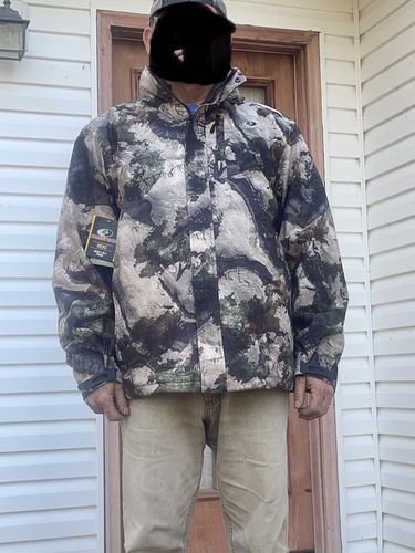 Customer photo review of Mossy Oak Men's 4-in-1 Hunting Parka