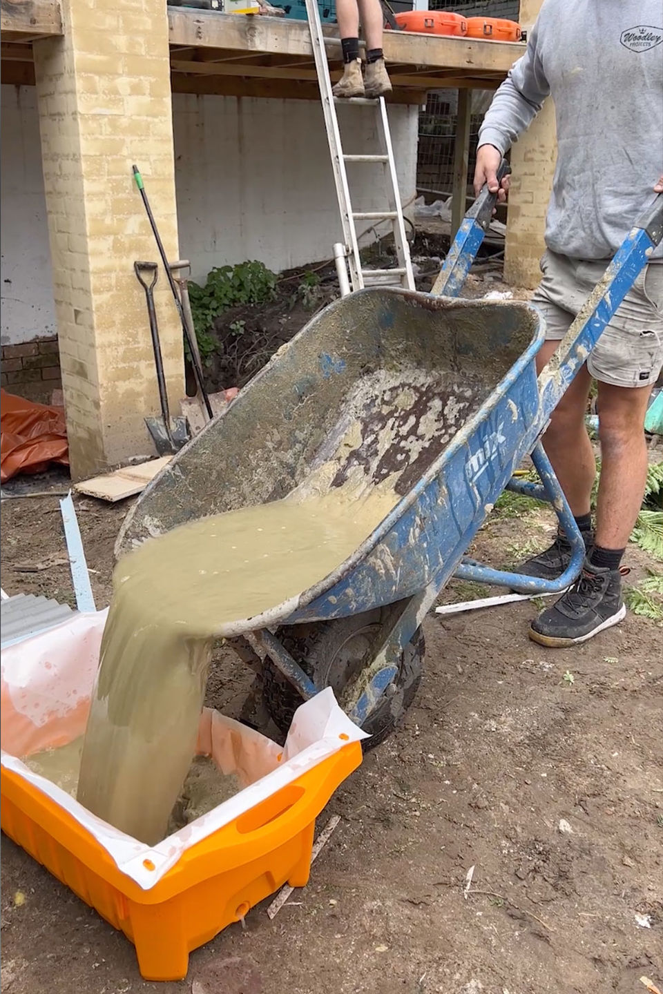 Customer photo review of SLURRYTUB (Single Tub)