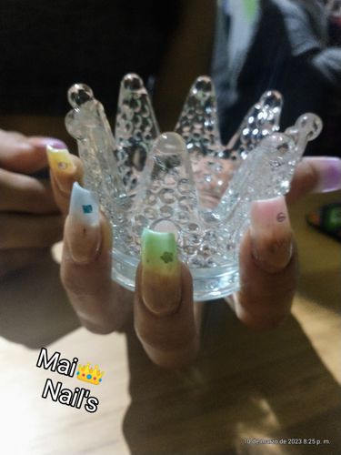Customer photo review of Acrílico Colección Cupcake 6 pzas Fantasy Nails