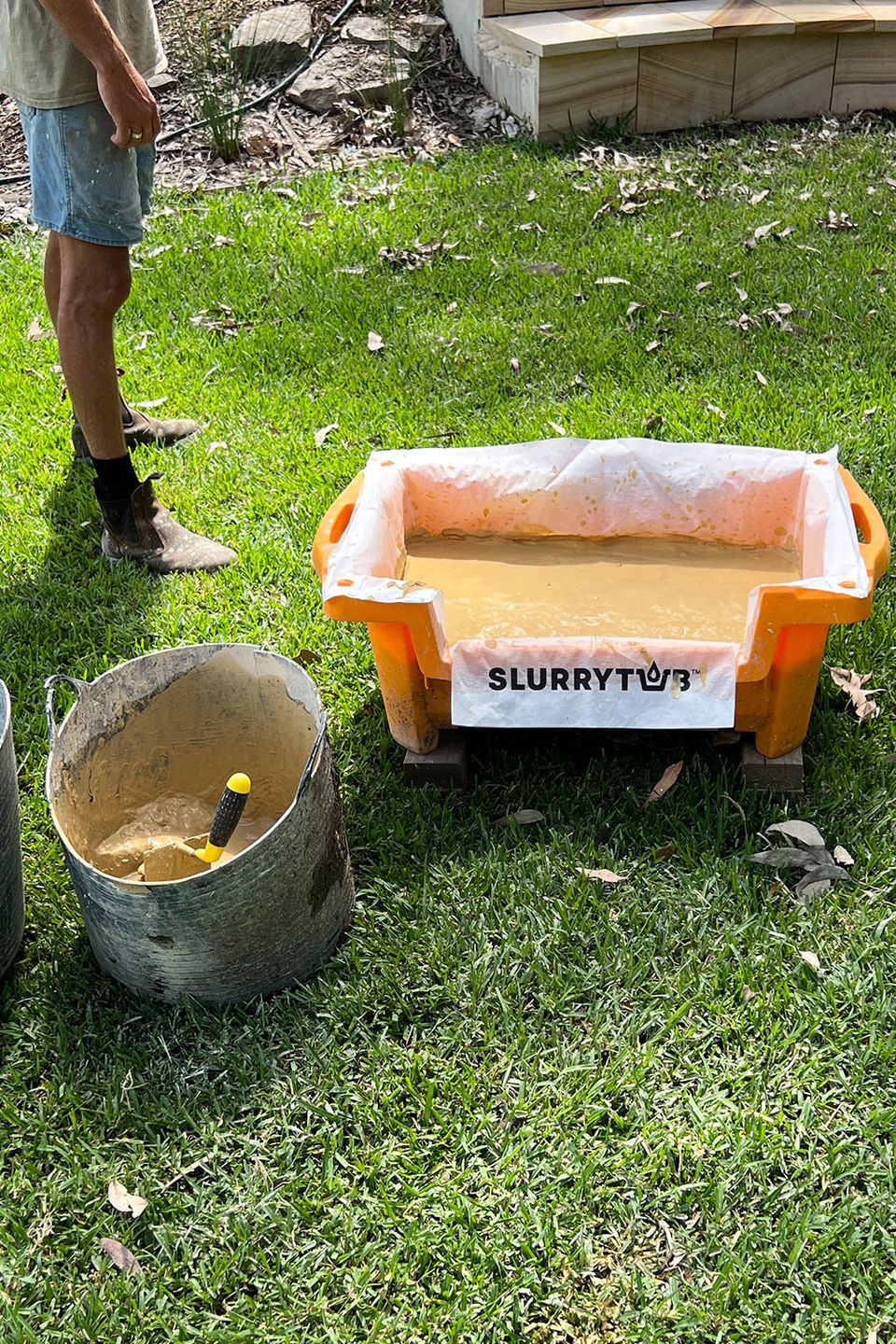 Customer photo review of SLURRYTUB (Single Tub)
