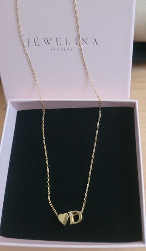 Customer photo review of Herz Buchstabenkette