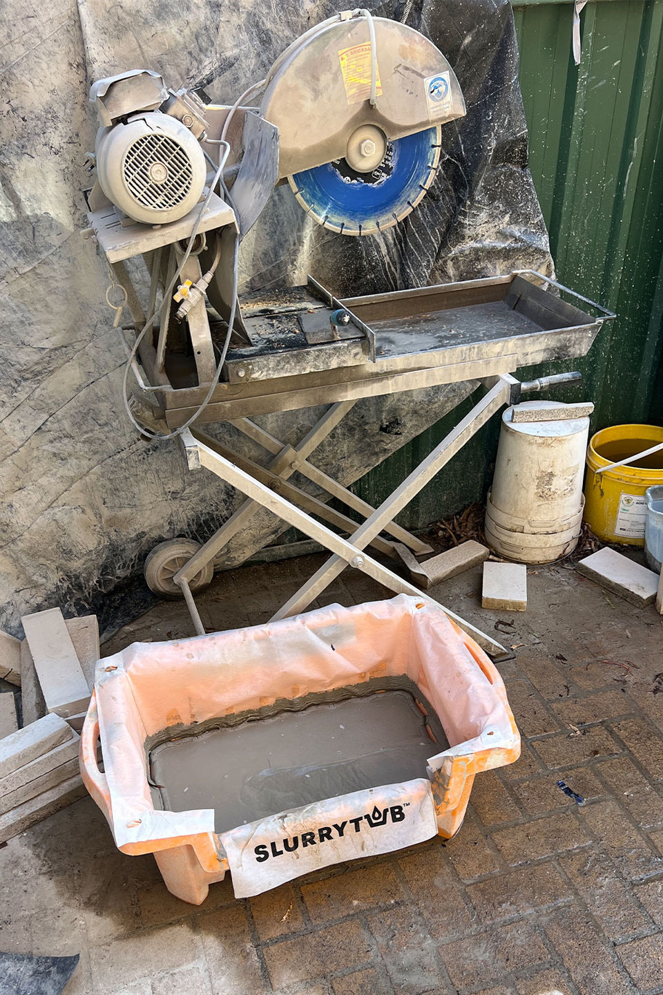 Customer photo review of SLURRYTUB (Single Tub)