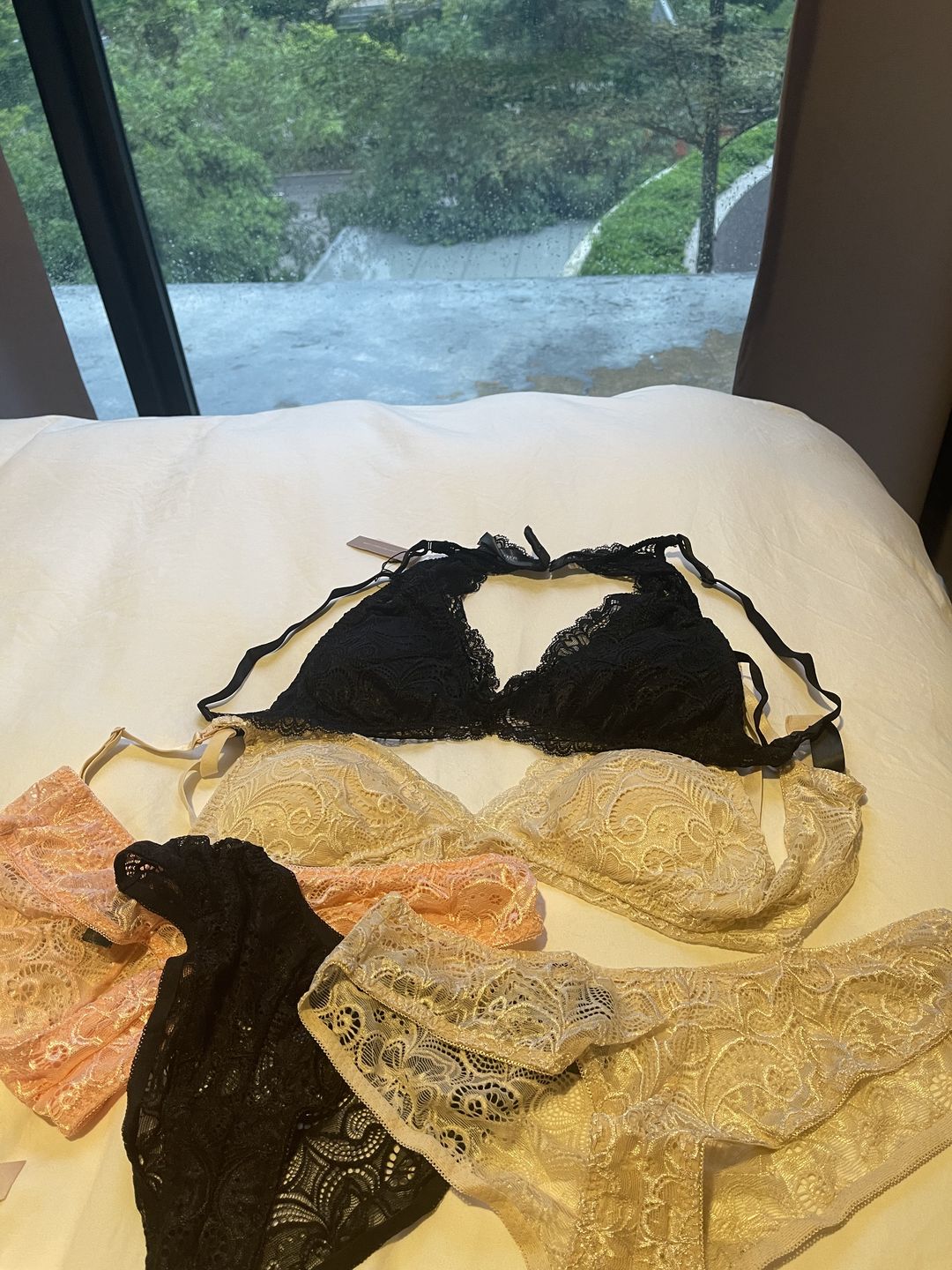 Customer photo review of Avery Dove Nursing Bralette