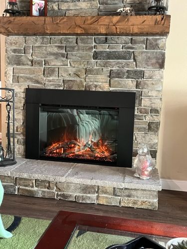 Customer photo review of Modern Flames Redstone 36" Built In Electric Firebox Insert