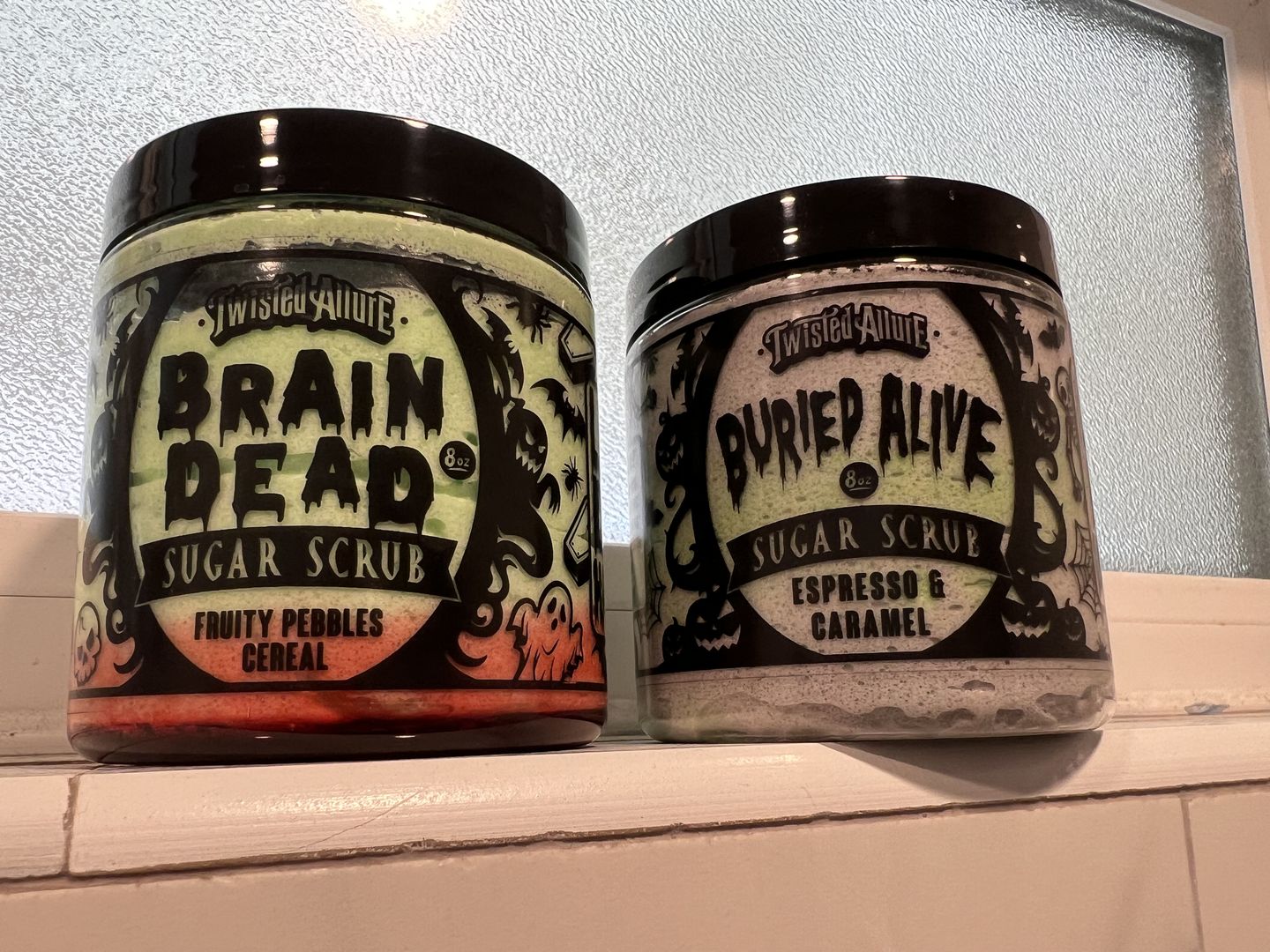 Customer photo review of Buried Alive Sugar Scrub (Caramel & Coffee)