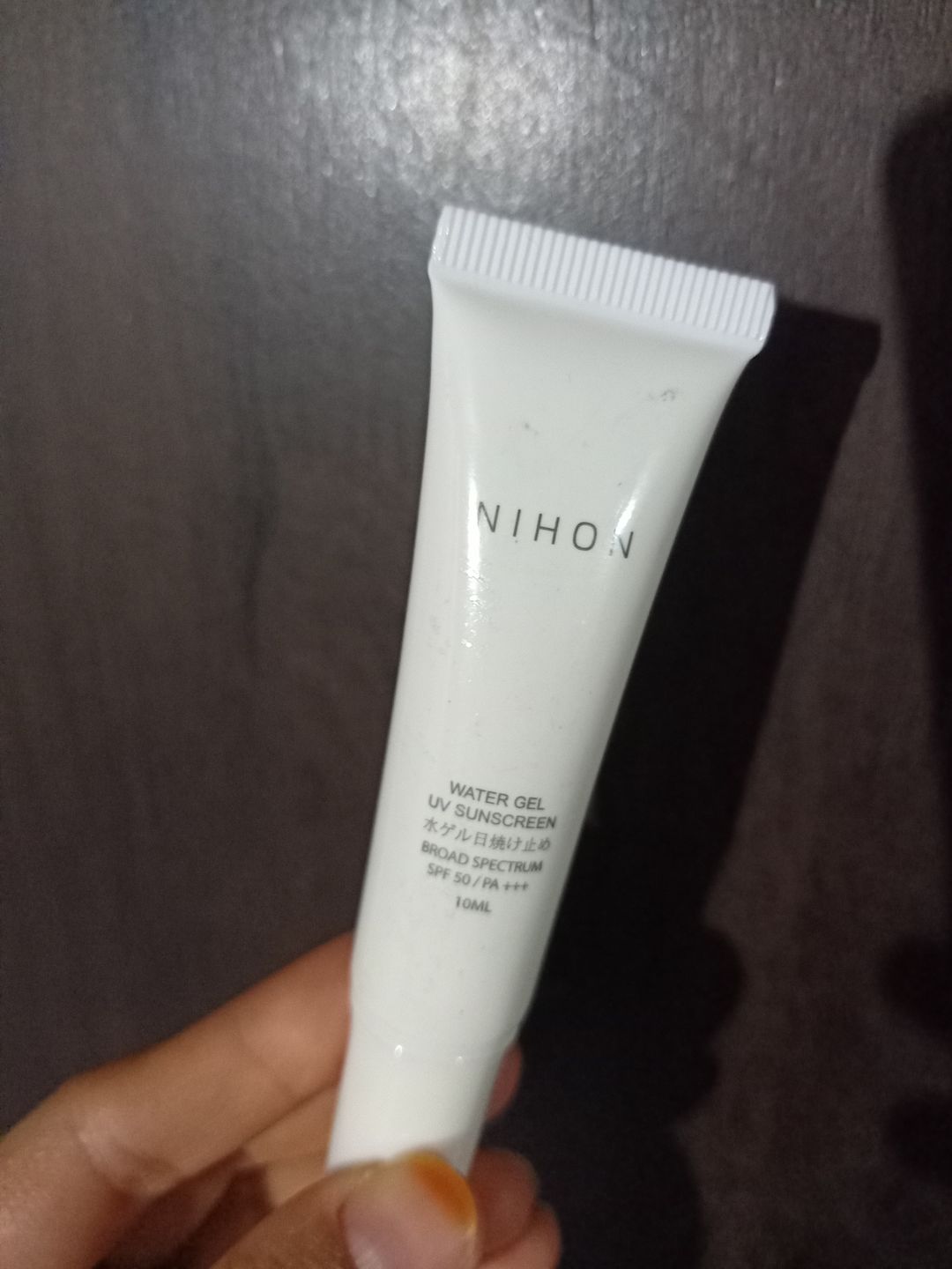 Customer photo review of Water Gel UV Sunscreen Travel