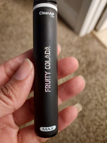 Customer photo review of 500mg CBD Disposable Vape Pen | CleanAF MAX