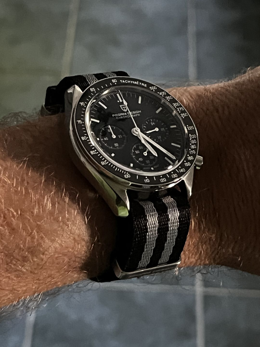 Customer photo review of Pagani Design PD-1701 "Speedmaster Moonwatch"