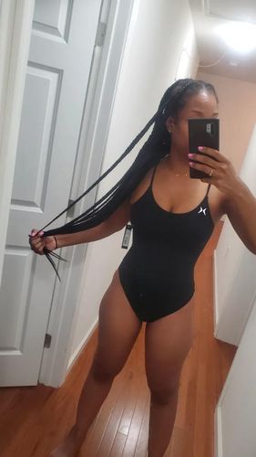 Customer photo review of Snatched Eingebauter Shapewear-Badeanzug – Power-Shaping-Effekt
