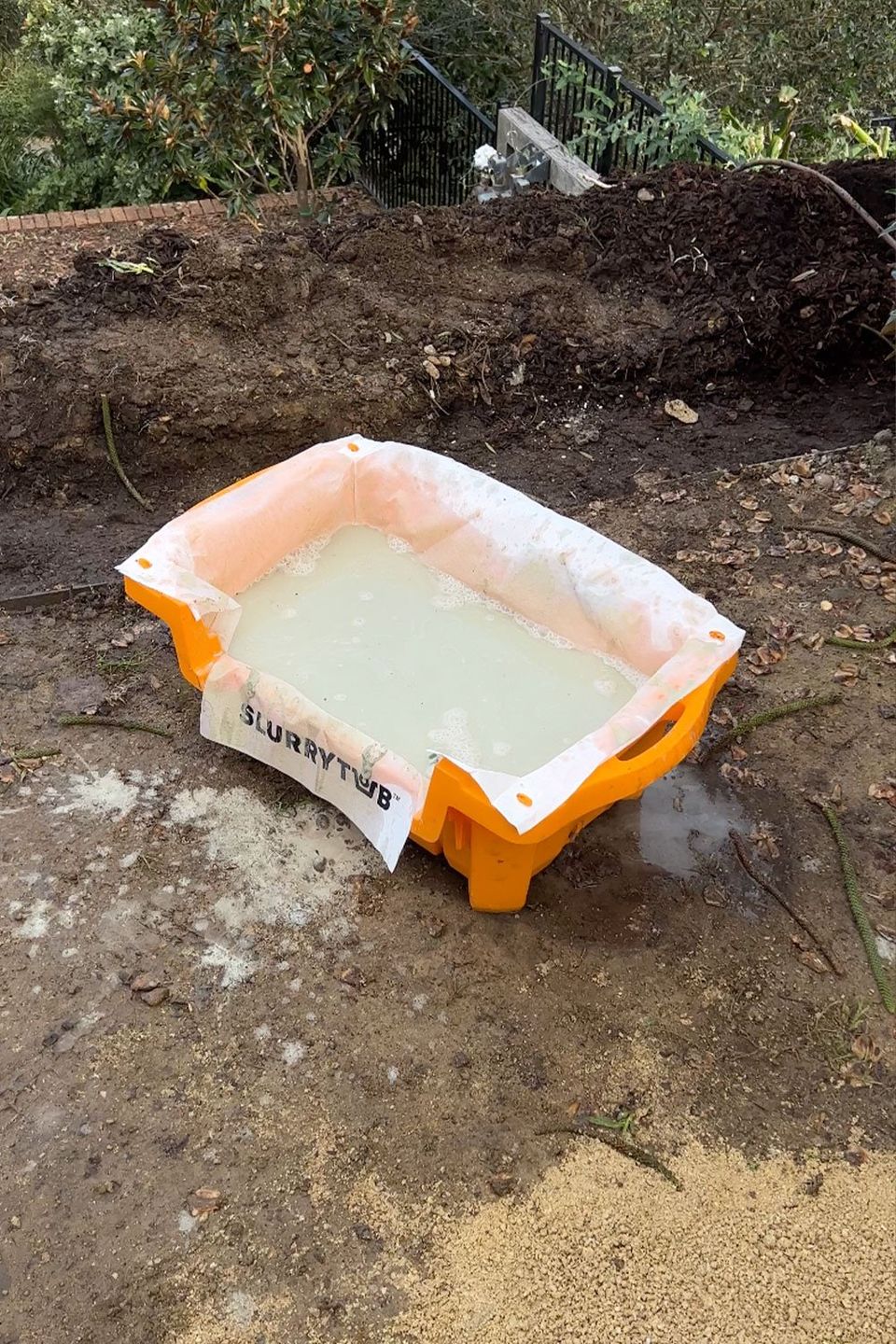 Customer photo review of SLURRYTUB (Single Tub)