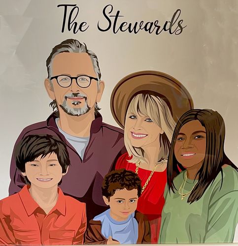 Customer photo review of Custom Fur-mily Portrait